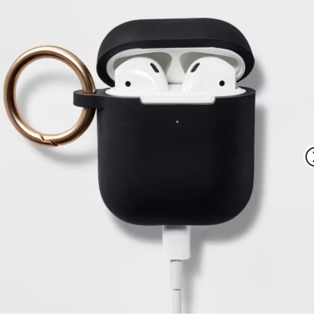 Apple AirPods (1/2 Generation) Silicone Case with Clip - heyday